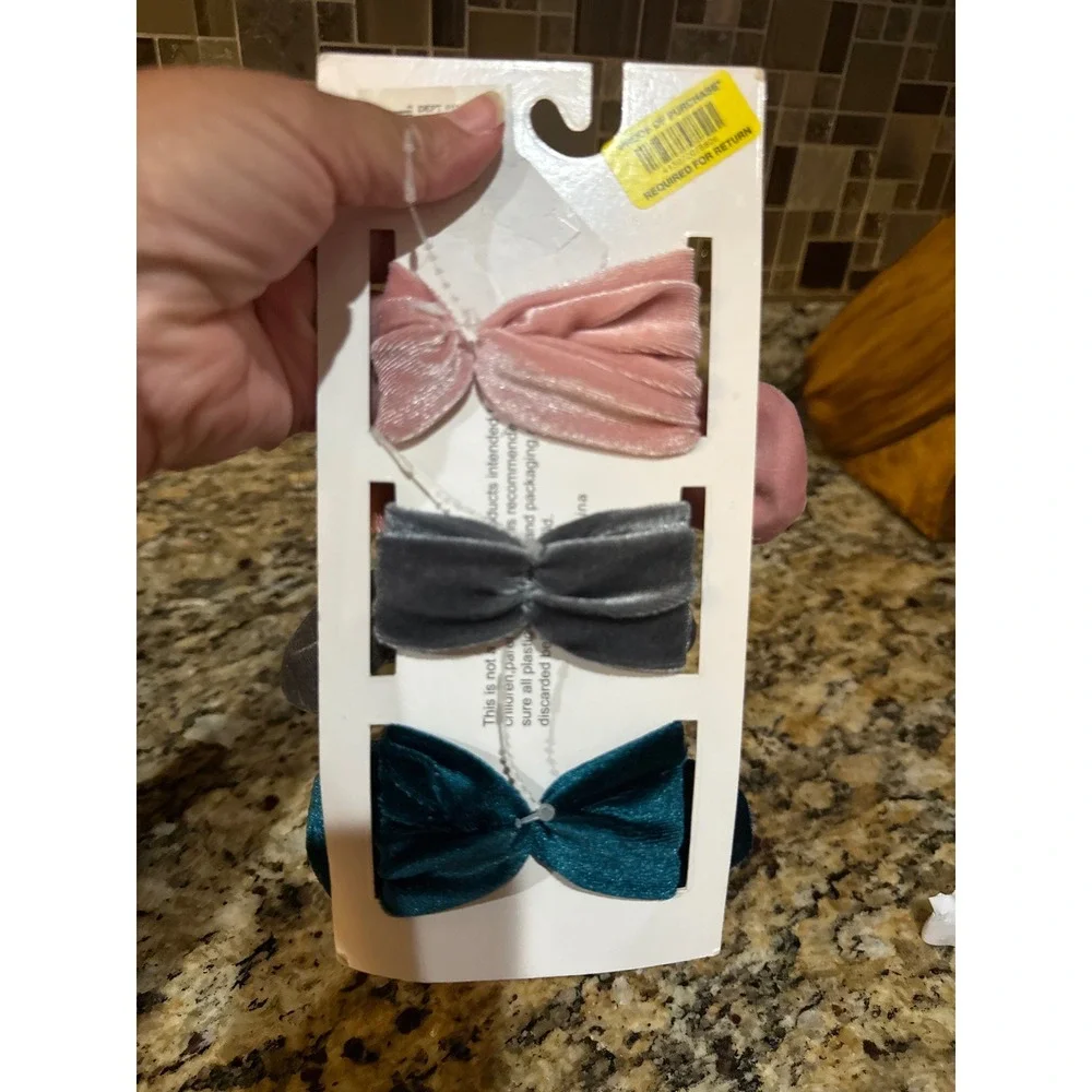 New Starting Out Headband Velvet Baby Girl Bows from Dillard's 3-pack
